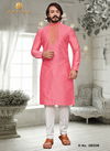 Pink Colour Outluk vol 28 Stylish Fancy Designer Party And Function Wear Art Silk Kurta Churidar Pajama Redymade Collection 28008